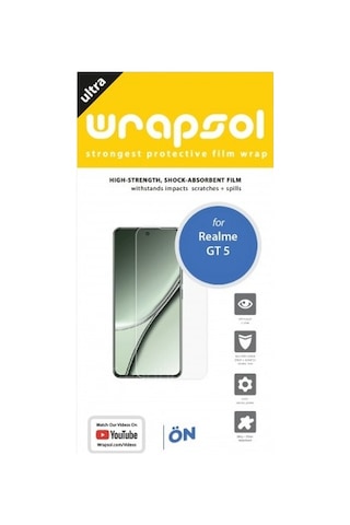 Realme Gt5 Ekran Koruyucu Poliüretan Film