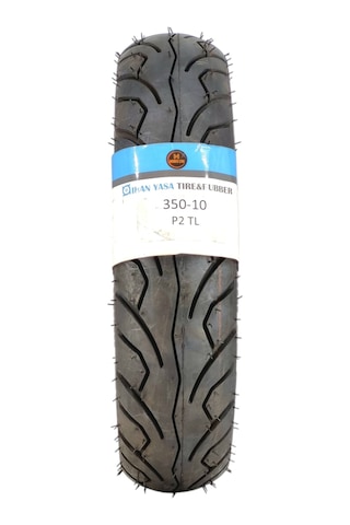 Iran Yasa Tıre&Rubber 350-10 Tl P2  (Dubleks) (İç Lastiksiz Kullanıma Uygundur.) Ön/Arka Motosiklet Lastiği