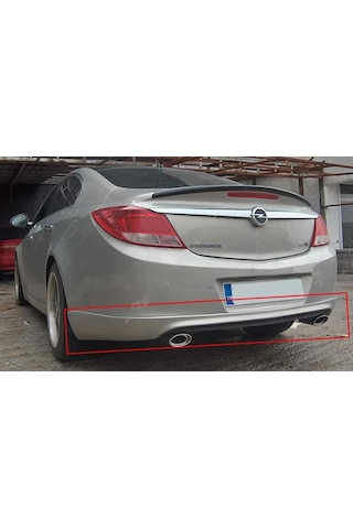 Opel İnsignia A Opc Line Arka Ek Difüzör Siyah Plastik 2008-2013 Arka-difizör-bodykit-ek-karlık