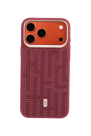 Apple Uyumlu iPhone 17 Pro Max Kılıf M-safe Şarj Özellikli Raptic Aramid Skin Dual Serisi Kapak Kırmızı Kırmızı