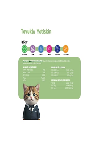 Propaw Tavuk Parça Etli Jöleli Premium Tahılsız Yetişkin Kedi Maması 415 G