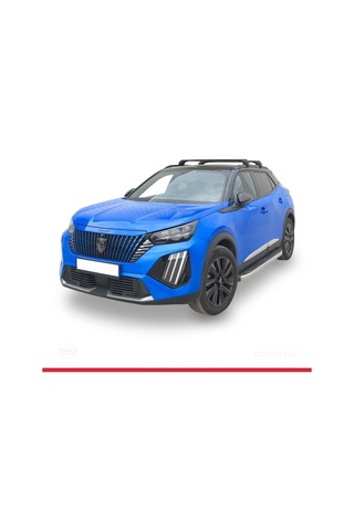 Accessorypart Peugeot 2008 2020 Ve Sonrası İle Uyumlu Ace-2 Ara Atkı Tavan Barı Siyah