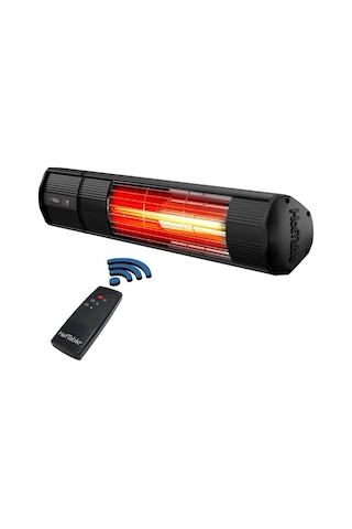 Hottable Classic Plus 2000 W Su Geçirmez Uzaktan Kumandalı Isı Kademeli Infrared Dış Ortam Isıtıcı