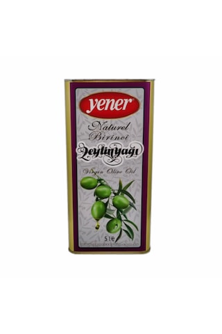 5 Lt Yener Naturel Birinci Zeytinyağı Yeni Mahsül 2025-2026