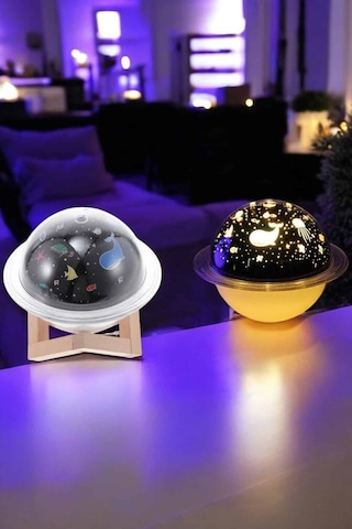 Hava Nemlendirici Masa Ve Gece Lambası Usb Projeksiyon Aromaterapi Diğer