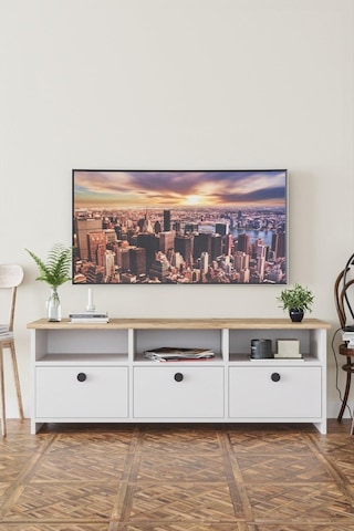 Kzy Ahşap Dekoratif Tv Ünitesi