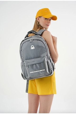 United Colors Of Benetton Unisex Sırt Çantası 20973 Gri