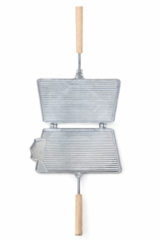 El Tost Makinesi Ocak Üstü Gri (Küçük)