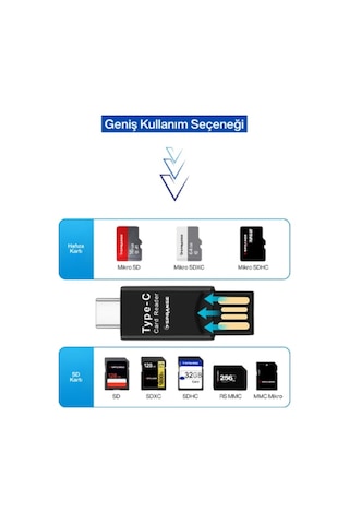 Usb To Type-c Kart Okuyucu