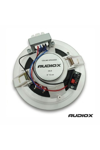 Audıox Cs-5 5" 13 Cm Hat Trafolu Tavan Hoparlörü Gömme Alçıpan Asma Tavan Hoparlörü