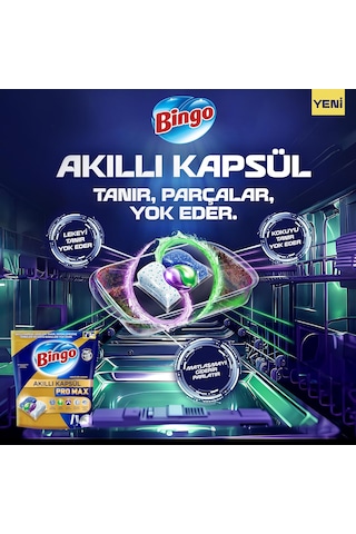 Bingo Akıllı Kapsül Pro Bulaşık Makinesi Deterjanı Tablet 80 Adet