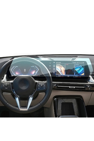 Bmw X1 Uyumlu Ekran Koruyucu U11 Kavisli Ekran İle Uyumlu Tek Parça 9H Nano Ekran Koruyucu