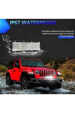 Youmex 204w 9 İnç Led Çalışma Lambası, Off-road Araçlar İçin Su Geçirmez Aydınlatma Çözümü