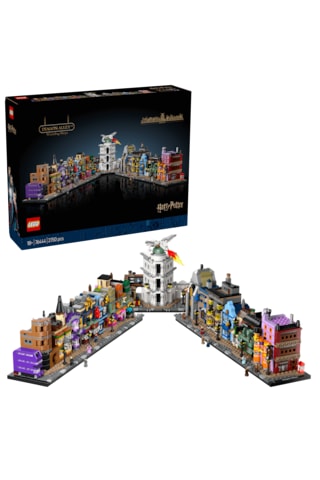 LEGO® Harry Potter™ Diagon Yolu Büyücü Mağazaları 76444 - Yetişkinler için Koleksiyonluk Yaratıcı Sergileme Modeli Yapım Seti (2750 Parça)