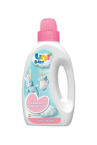 Uni Baby Sıvı Çamaşır Deterjanı 1500 Ml Aktif + Yumuşatıcı 1500 Ml Hassas Hipoalerjenik Karma 6 Lı Set