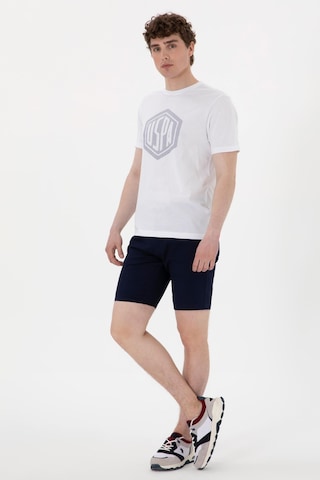 U.S. Polo Assn. Us. Polo Assn. Erkek Tişört 50300382-vr013 Beyaz