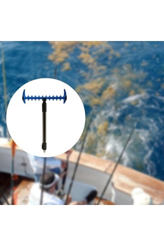 Pazly Balıkçı Çubuk Tutucu Dinlenme Kolu Tip-b Zemin Fişi - Pratik Ve Kolay Kullanım