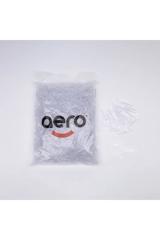 Aero Gömlek Klipsi 50 Mm Şeffaf 1.000 Adet Şeffaf