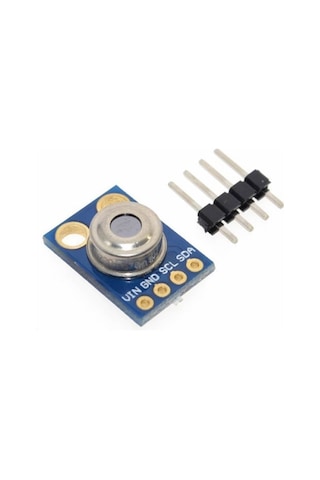 Gy-906 Kızılötesi Sıcaklık Sensör Modülü -70c/380c Mlx90614 Termometre Temassız Dijital Isı Ölç.ııc