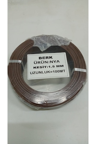 1.5 Mm Nya Kahverengi Tam Kesit Cca Kablo