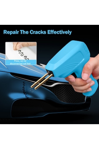 Yifomall Otomatik Tampon Tamir Makinesi 70w - Mavi, Avustralya Standardı, 200 Adet Kaynak Çivi Ve Ana Makine Dahil