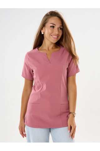 Nairimed Tıbbi Gömlek 414885467 Tozlu Pembe