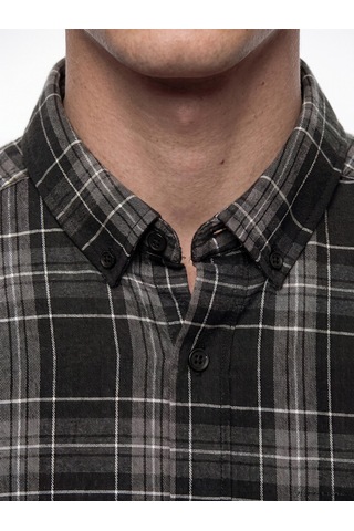 Lcw Eco Siyah Regular Fit Erkek Gömlek Ceket
