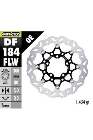 Kawasaki Vulcan S Ön Fren Diski 300 Mm 2015 2025 Arası Galfer Dalgalı Hareketli Çelik Disk