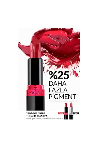 Avon Ultra Kremsi Ruj Red 2000