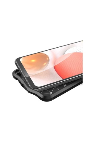Samsung Uyumlu Galaxy A32 4G Kilif Zore Niss Silikon Kapak-Siyah 525313776