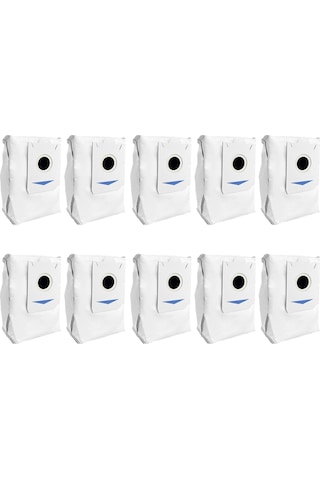 Xiaaokeji Ecovacs Deebot Robotik Süpürge Toz Torbaları İçin 10 Adet Toz Torbası