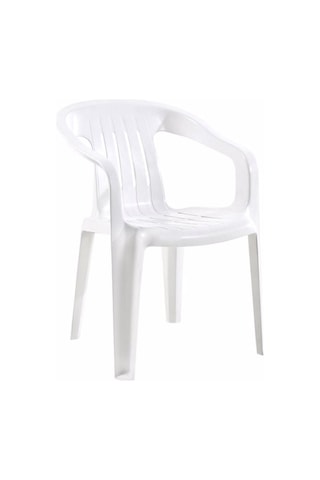 Papatya Elit Koltuk - Plastik Bahçe Balkon Koltuğu Beyaz