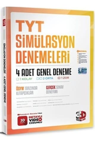 Tyt 4 Lü Simülasyon Genel Deneme Tyt 4 Lü Simülasyon Genel Deneme