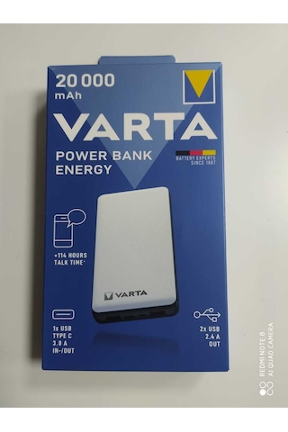 20.000 Mah Powerbank Beyaz