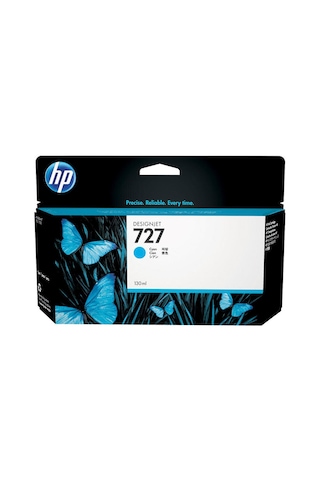 HP 727 B3P19A Mürekkep Kartuş Mavi HP 727 B3P19A Mürekkep Kartuş Mavi