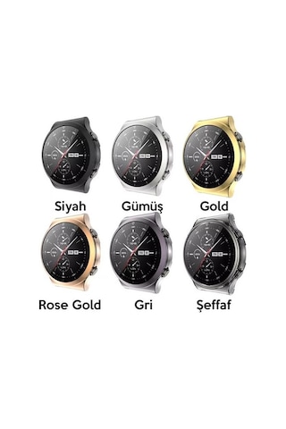 Duxweel Huawei Uyumlu Watch Gt 2 Pro 360 Koruma Ultra Ince Silikon Kılıf