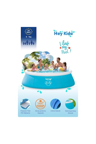 Heykida Swim Safe Hızlı Kurulum Havuzu 183x51cm Mavi