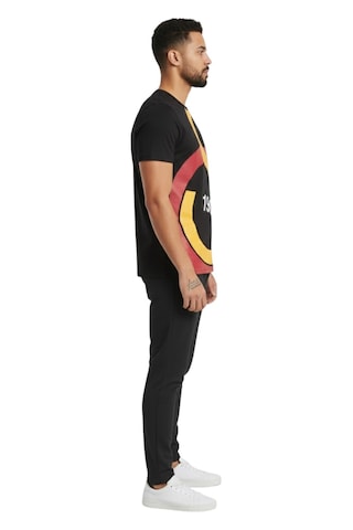 Gsstore Galatasaray Lisanslı Büyük Logolu T-shirt Bayrak Hediyeli Siyah
