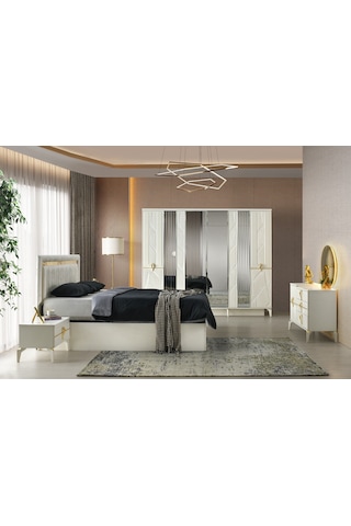 Bükreş Gardırop-mdf-aytaşı-230x58x210cm-6 Kapak-aynalı Kapak-ücre