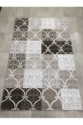 Dinarsu Halı Divina 150X233 Dı-010 Vizon Krem Kareli 4 M2 Halı !