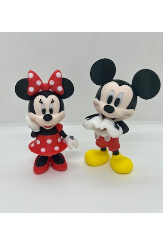 Mickey Mouse Ve Minnie Mouse Figürü