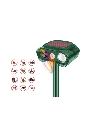 Lichen Solar Hayvan Kovucu, Kızılötesi Yanıp Sönen Ultrasonik