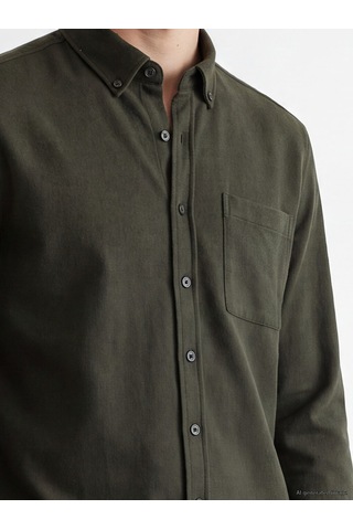 Lcwaıkıkı Classic Haki Regular Fit Erkek Gömlek