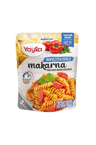 Yayla Yemek Hazır Napoliten Soslu Makarna 150 G