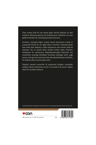 Kontrbas - Patrick Süskind - Can Yayınları
