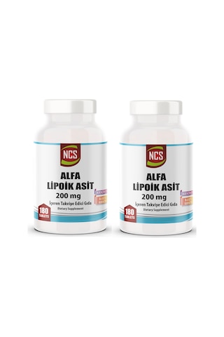L-carnitine Alpha Lipoic Acid Koenzim Q10 180 Tablet 2 Kutu