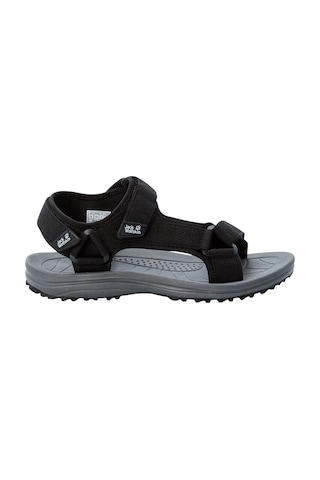 Jack Wolfskin Wave Breaker Erkek Sandalet Siyah Siyah