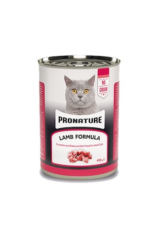 Pronature Tahılsız Kuzu Etli Ezme Yetişkin Adult Kedi Konserve Mama 400 G