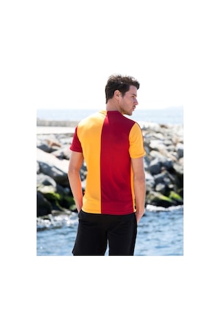 Galatasaray Sarı Kırmızı 4 Yıldızlı Metin Oktay Fan Forma Sarı