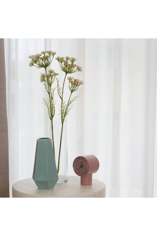Ikea Smycka Yapay Ammi Majus Dalı 65 Cm Beyaz Pembe Yeşil Beyaz - Pembe - Yeşil